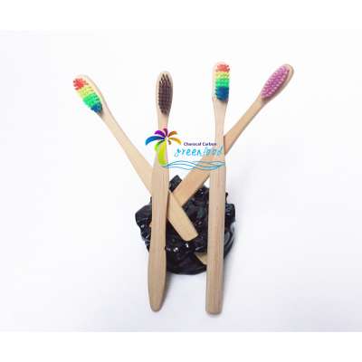 Hot Sale Tooth Brush Home Use Tooth Brush Bamboo Wood Tooth Brush